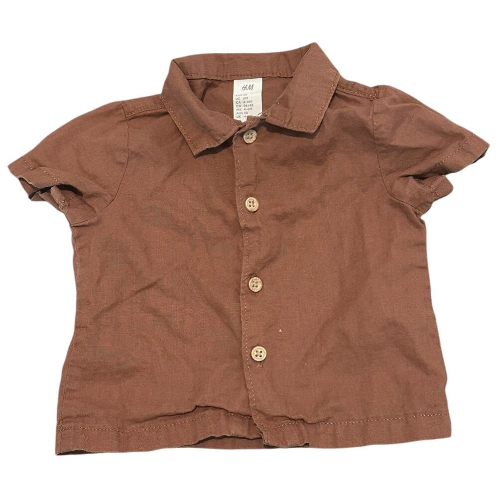 H&M | Linen Baby Button Up